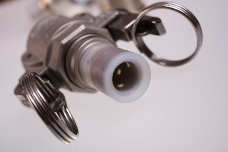 Camlock-koppeling met corrosiebestendige kunststof bekleding