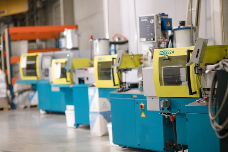 Spuitgietmachines in de productiehal